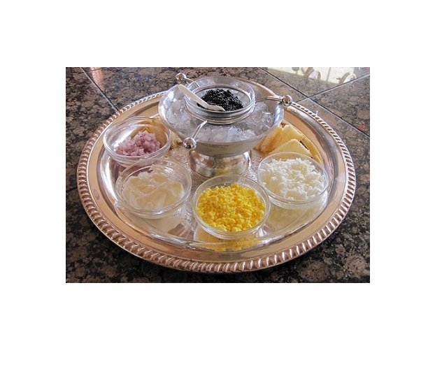 Caviar Garnishes
