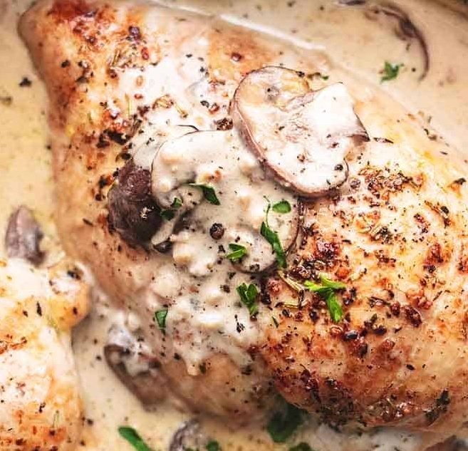 Chicken with Mushroom Gravy