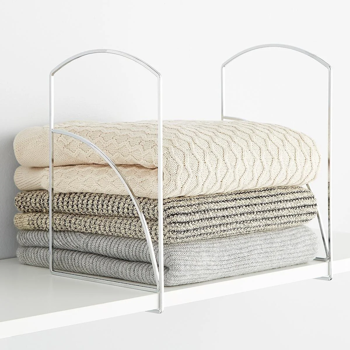 CHROME SHELF DIVIDER