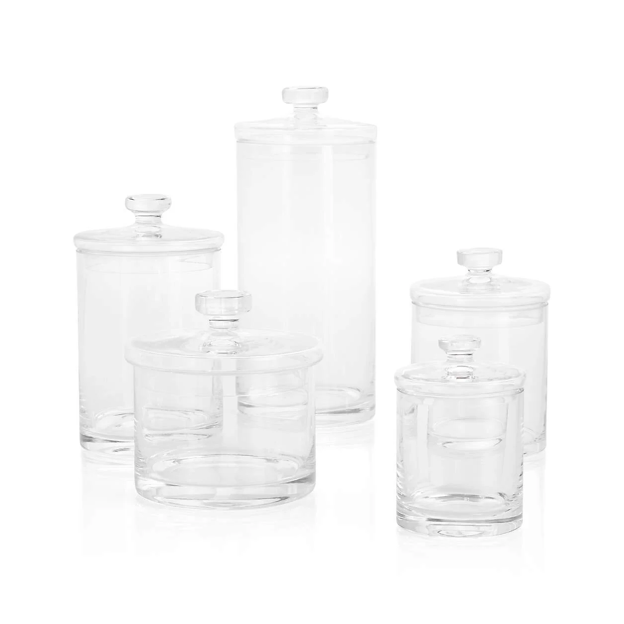 GLASS CANISTERS