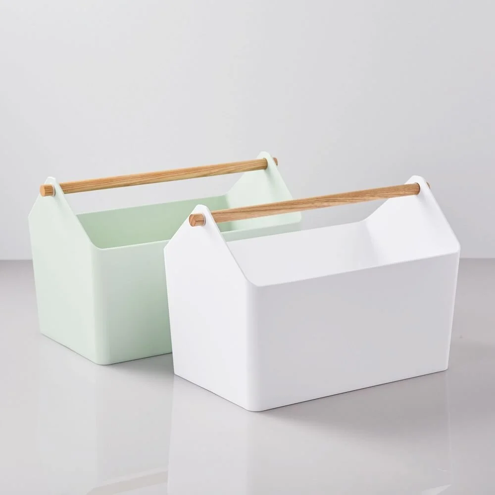WOOD HANDLE CADDY