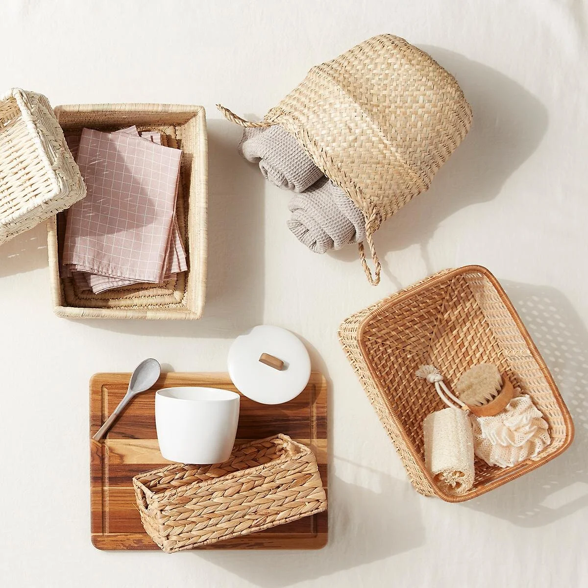 RATTAN BINS