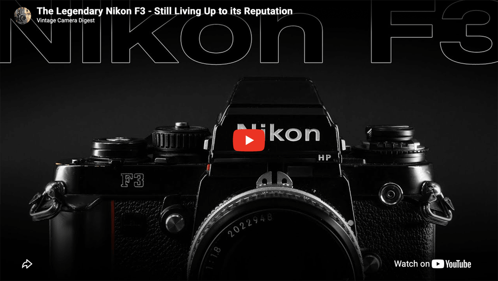 Nikon F3: The Best 35mm Film Camera Ever Made