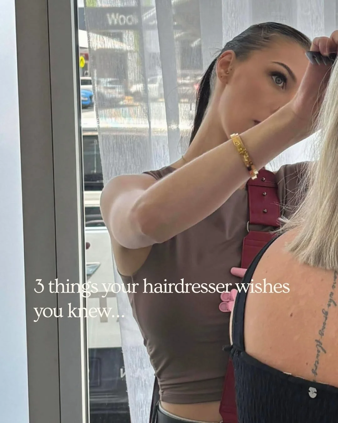 3 things we wish you knew 🤍 

🫧 We genuinely care &mdash; it&rsquo;s not just &ldquo;another appointment&rdquo; to us. We notice the little details, we think about your hair goals, and we want you to leave feeling confident and like your best self
