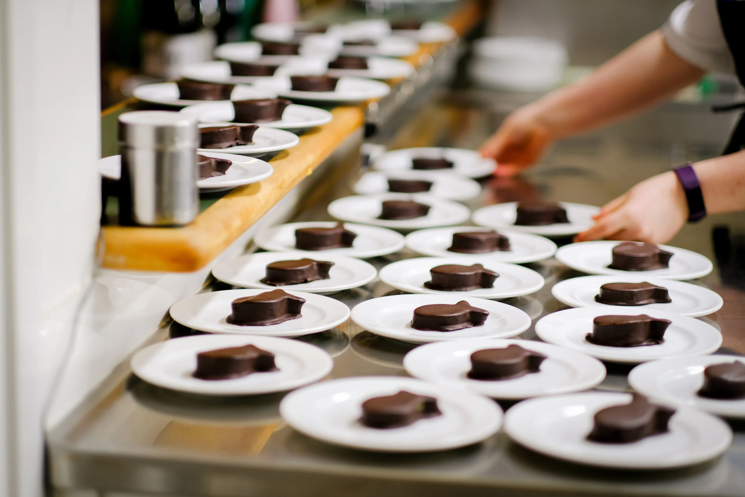 Chocolate fish dessert at Lōemis 2019, photo by Vanessa Rushton