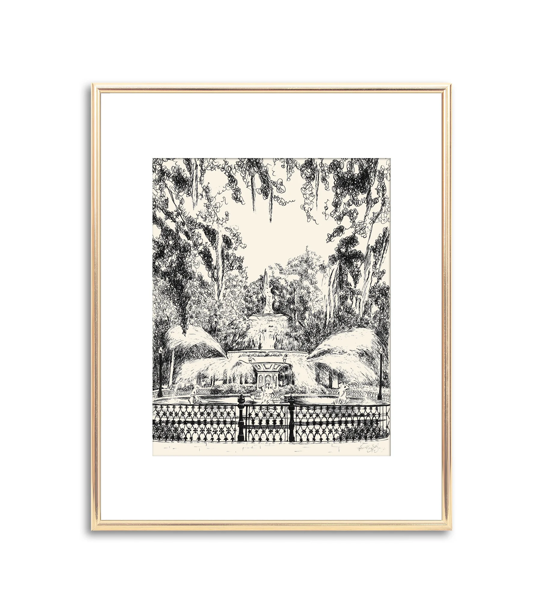 Forsyth Park Fountain Framed.jpg