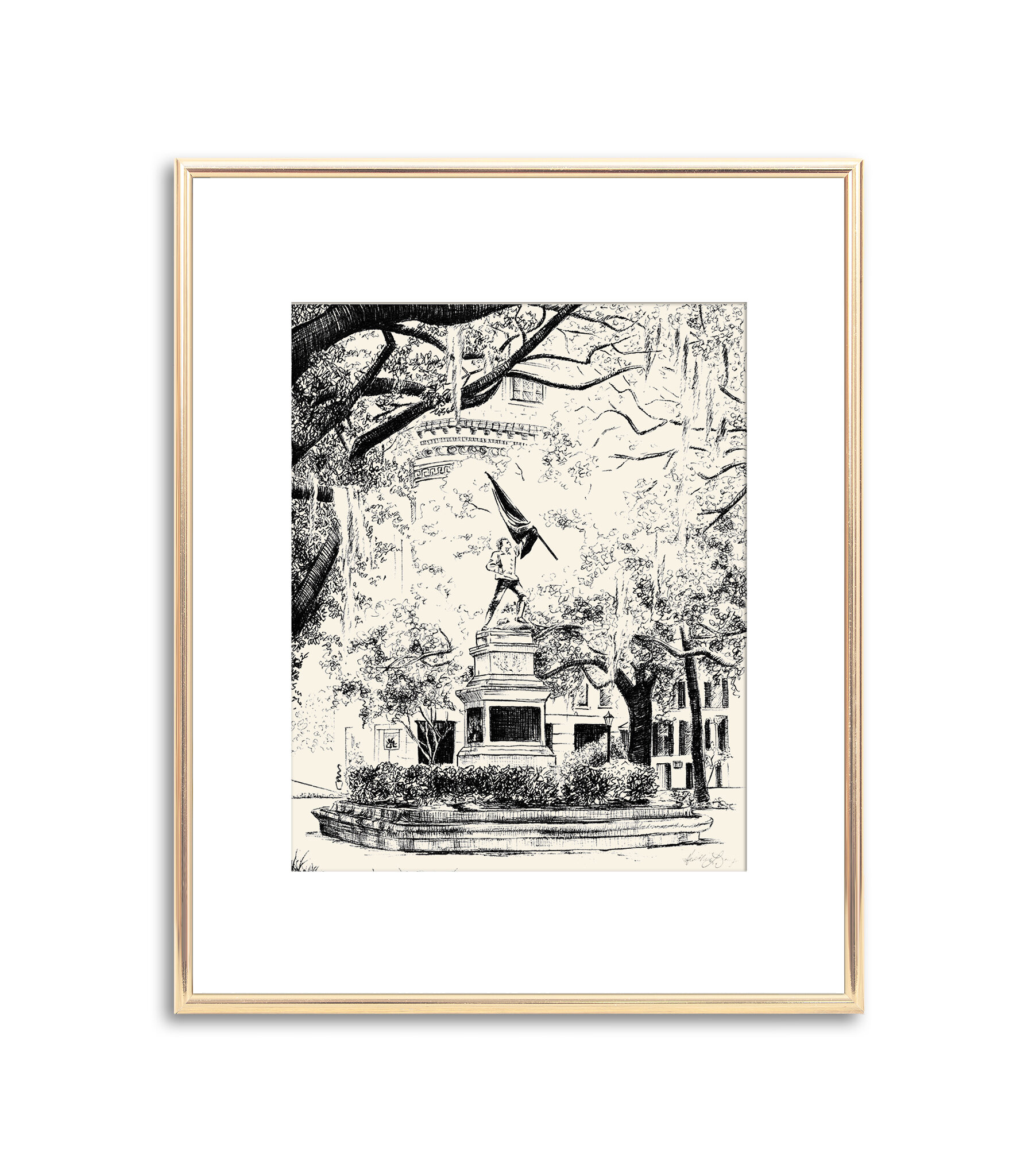 Madison Square - Pen and Ink Print