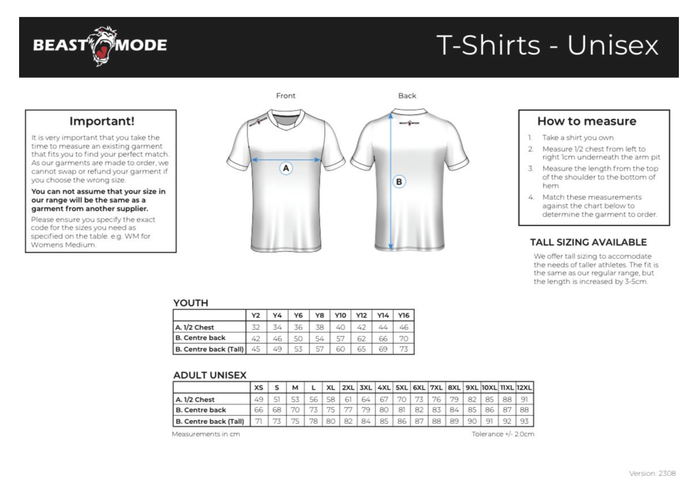 Toa Martial Arts T-Shirt Sizing.png
