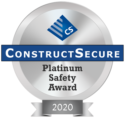 TeamCraft Earns A Platinum Safety Award