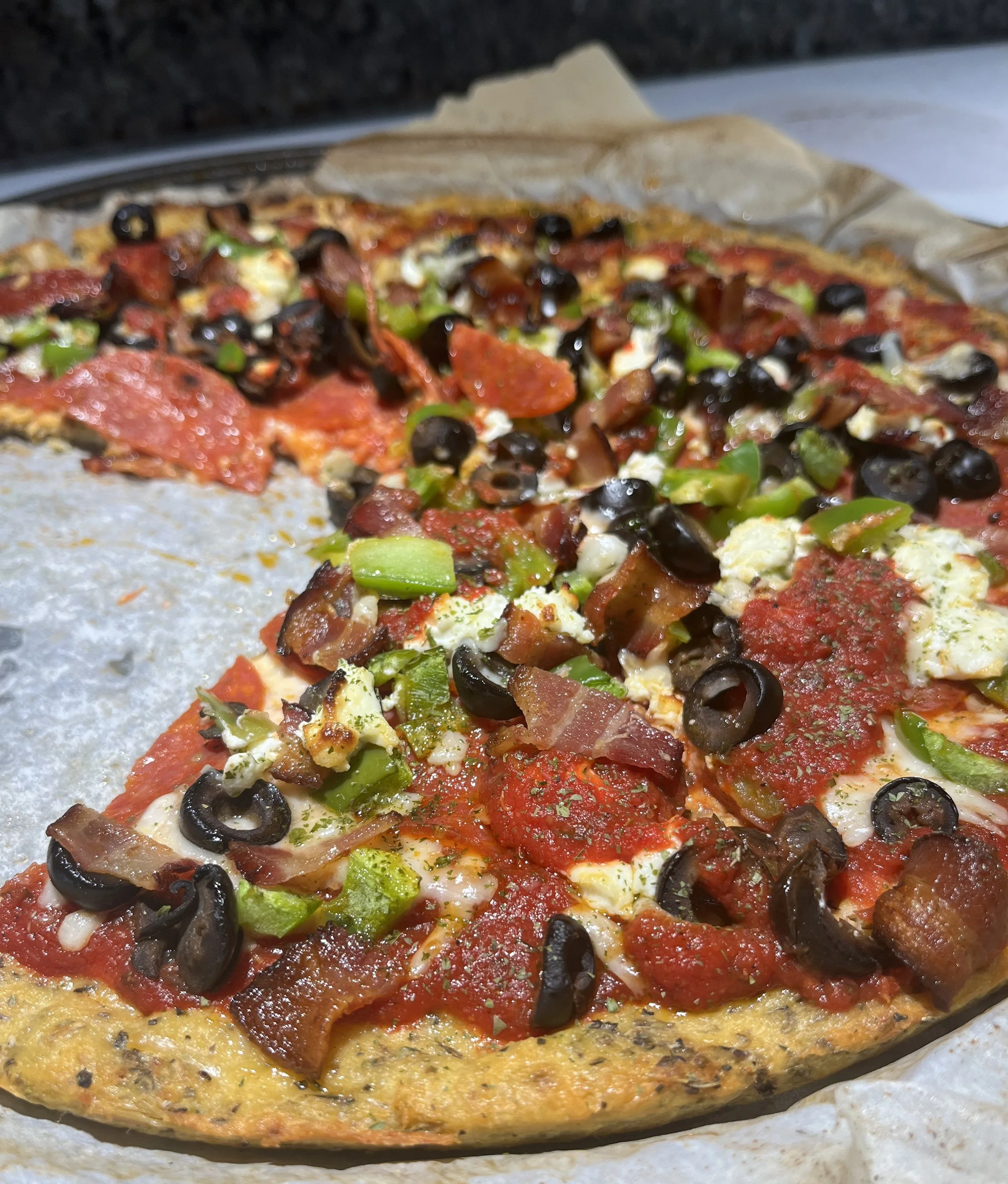 Zero Carb Pizza Crust 