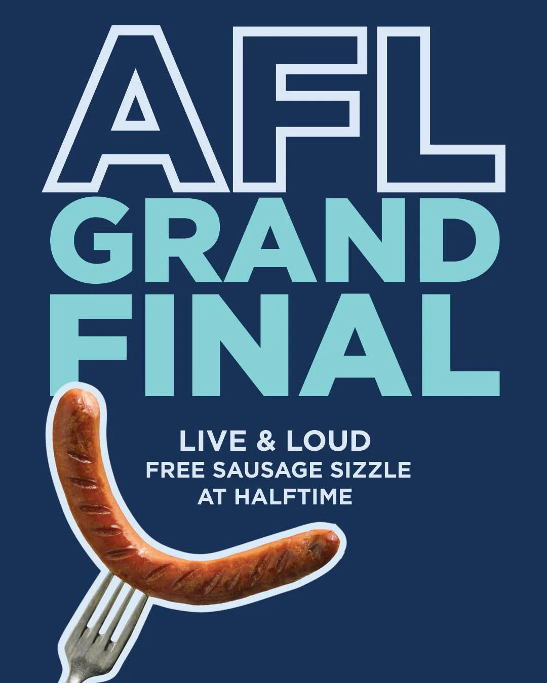 Get ready for a huge grand final day!! 

Saturday September 27.