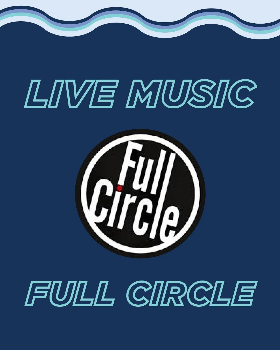 In the mood for some live music??

Full Circle are hitting up our front bar TONIGHT from 8.30pm 🎸