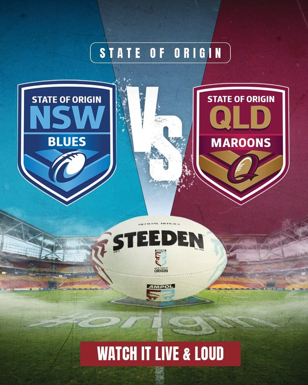 GET READY FOR STATE OF ORIGIN 🔥🏉

Game 1 | May 27 | Blues vs Maroons

Who ya going for?