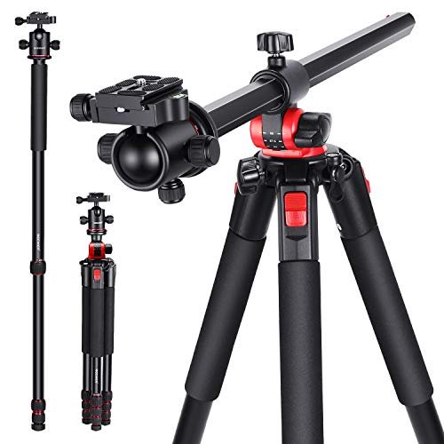 Neewer 72.4" Tripod + Monopod Combo w. 360-Degree Ball Head &amp; Quick Release Plate (Up to 33lbs)