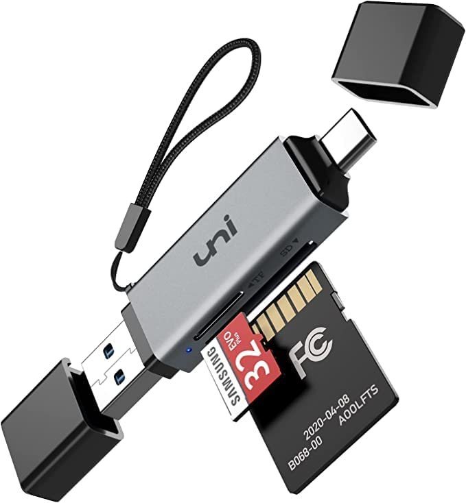 Versatile USB3+USBC Micro &amp; SD Card Reader