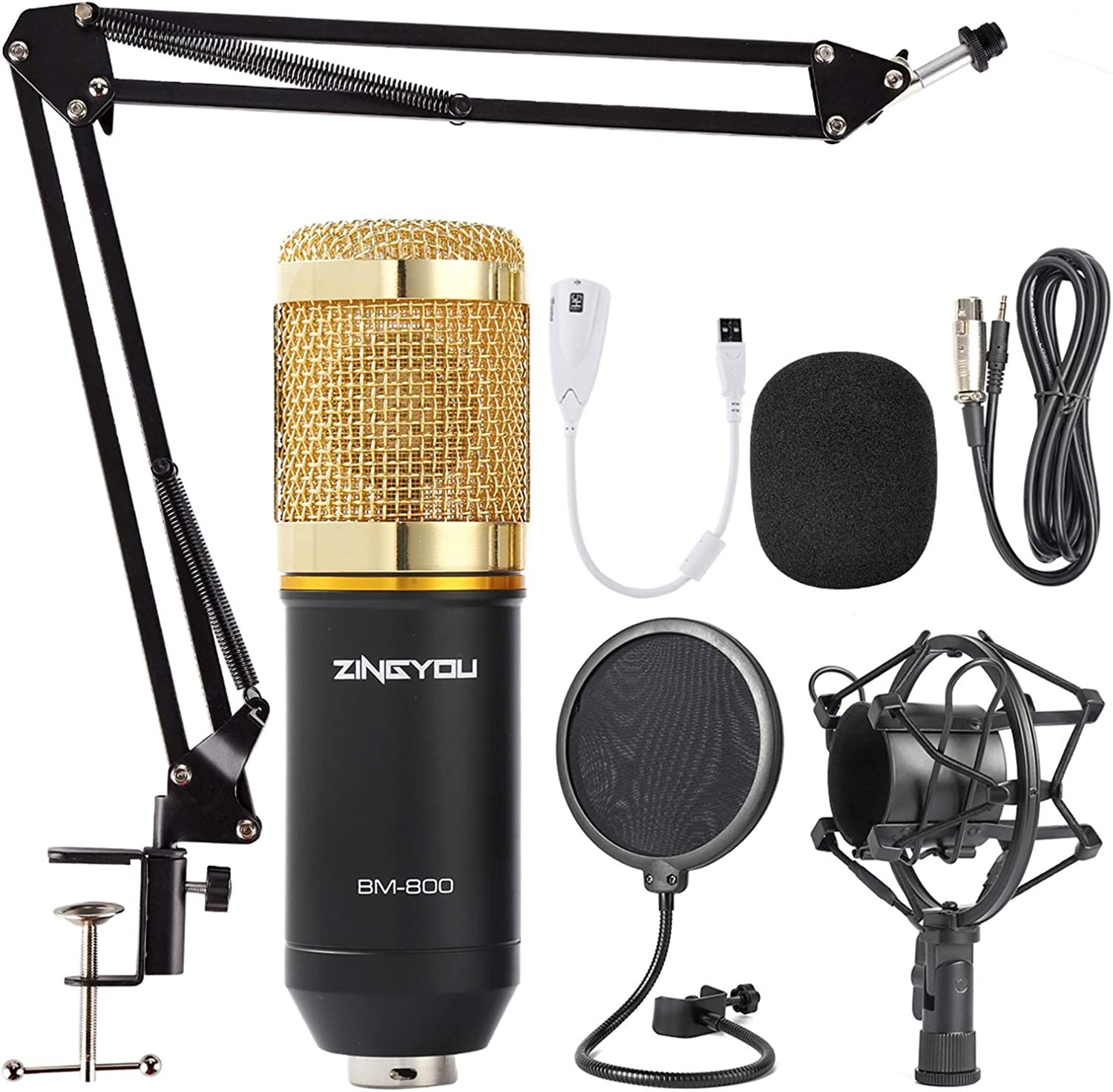 Cheap, Gold Podcasting Mic