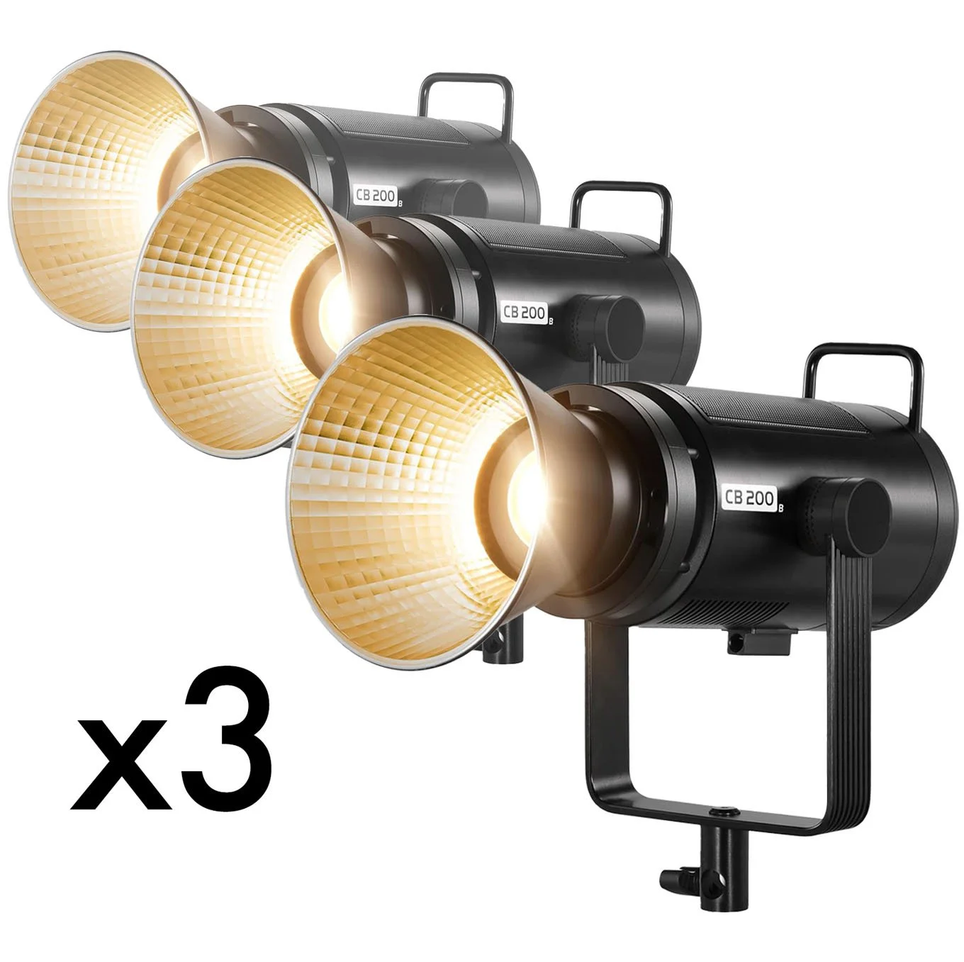 Pro studio lighting included with all rentals