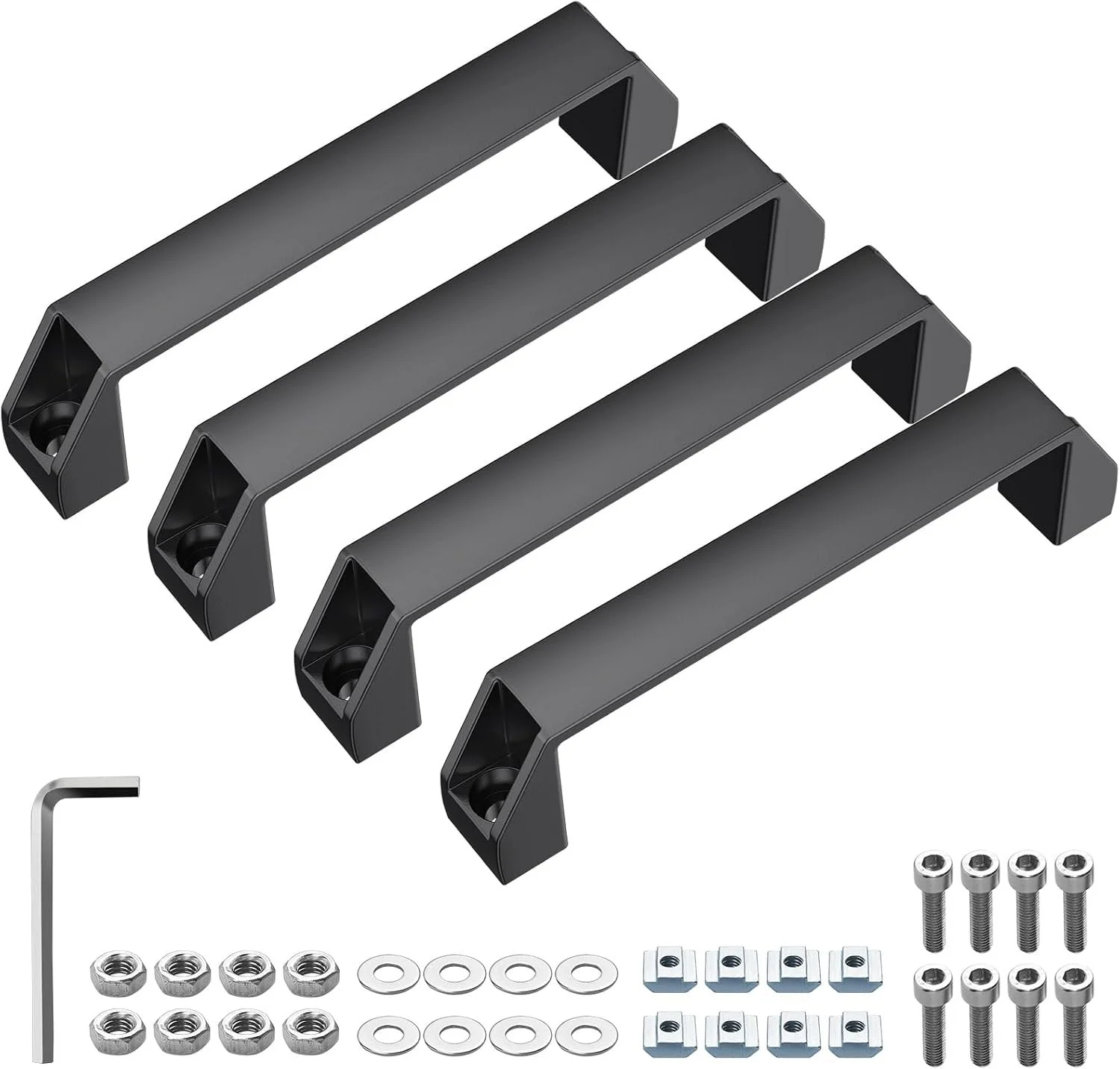 GRAB HANDLES
I wanted a few additional handles to make accessing the top of my truck easier and safer, so I attached these to the T-track on the sides of my TopOak tent. 