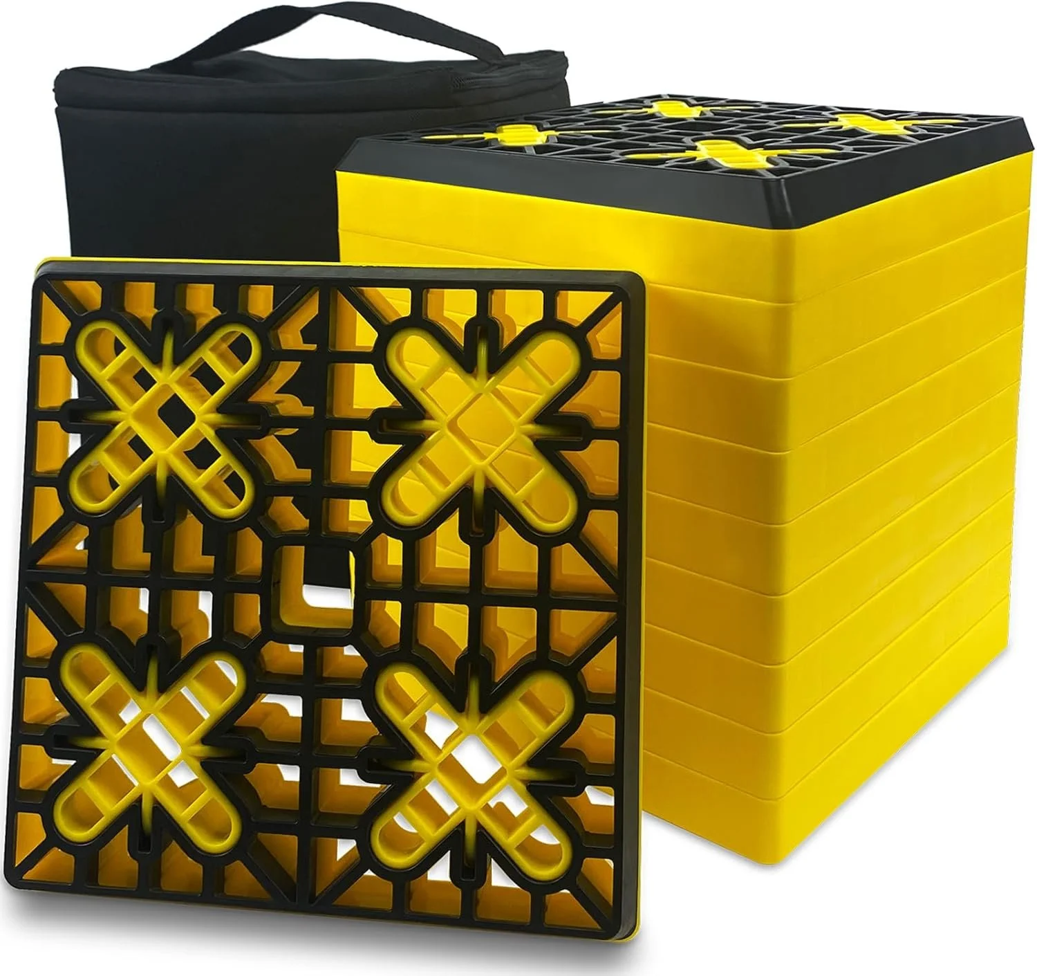 LEVELING BLOCKS
A must have if you are sleeping inside or on top of your truck! I bought two packs because I end up in some pretty rough terrain. 