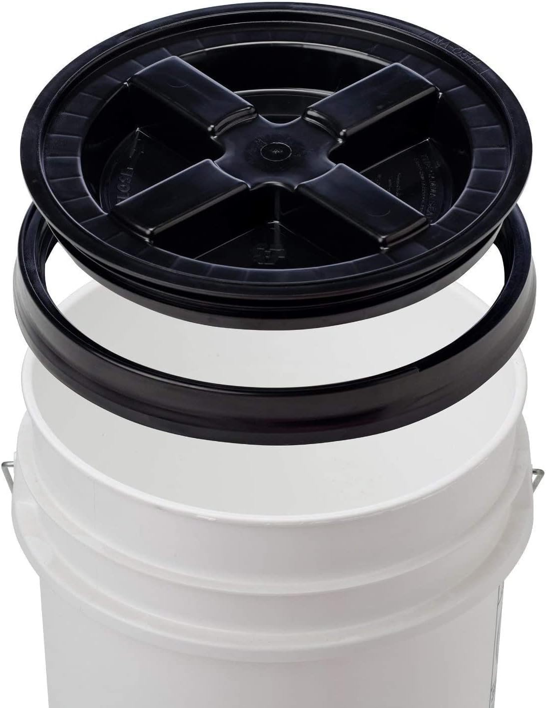 BUCKET LID
This lid locks on to a 3.5 gallon or 5 gallon bucket and makes the perfect AIRTIGHT travel trash can. You can even trust it with your poo bags. Highly recommend. 