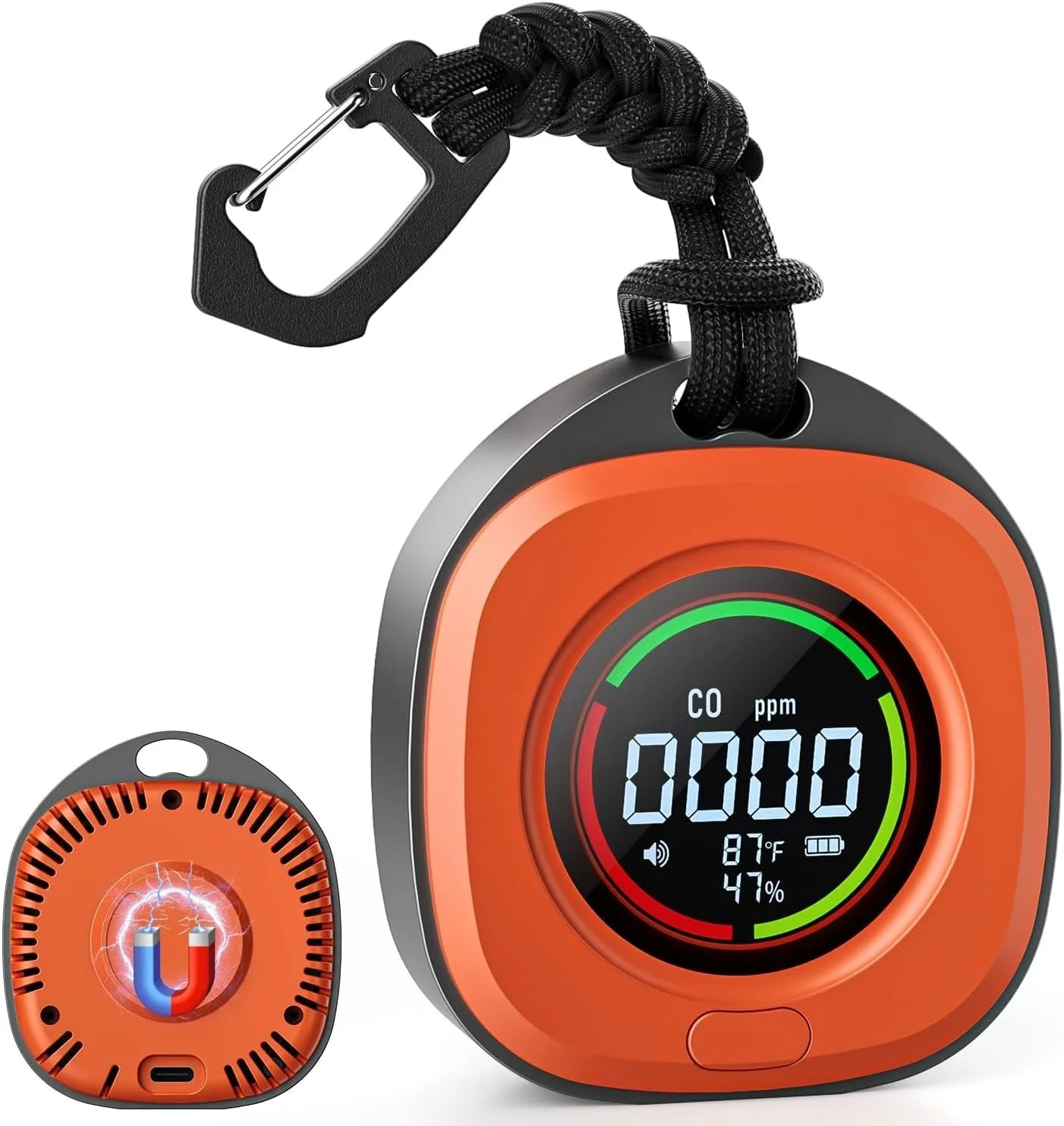 CO ALARM
This is a rechargeable, portable Carbon Monoxide detector and alarm for your tent. If you are running a diesel heater it's critical for your safety.