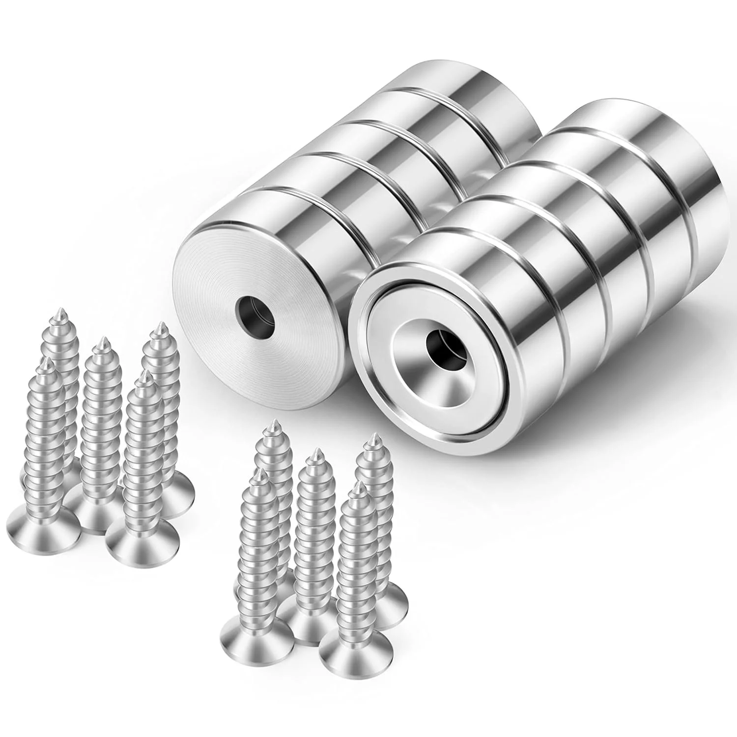 MAGNETS
This is the magnet I used as a drawer catch for the "Small Drawers," but they are extremely handy for all sorts of things because of how they amount securely with a screw through the middle. 