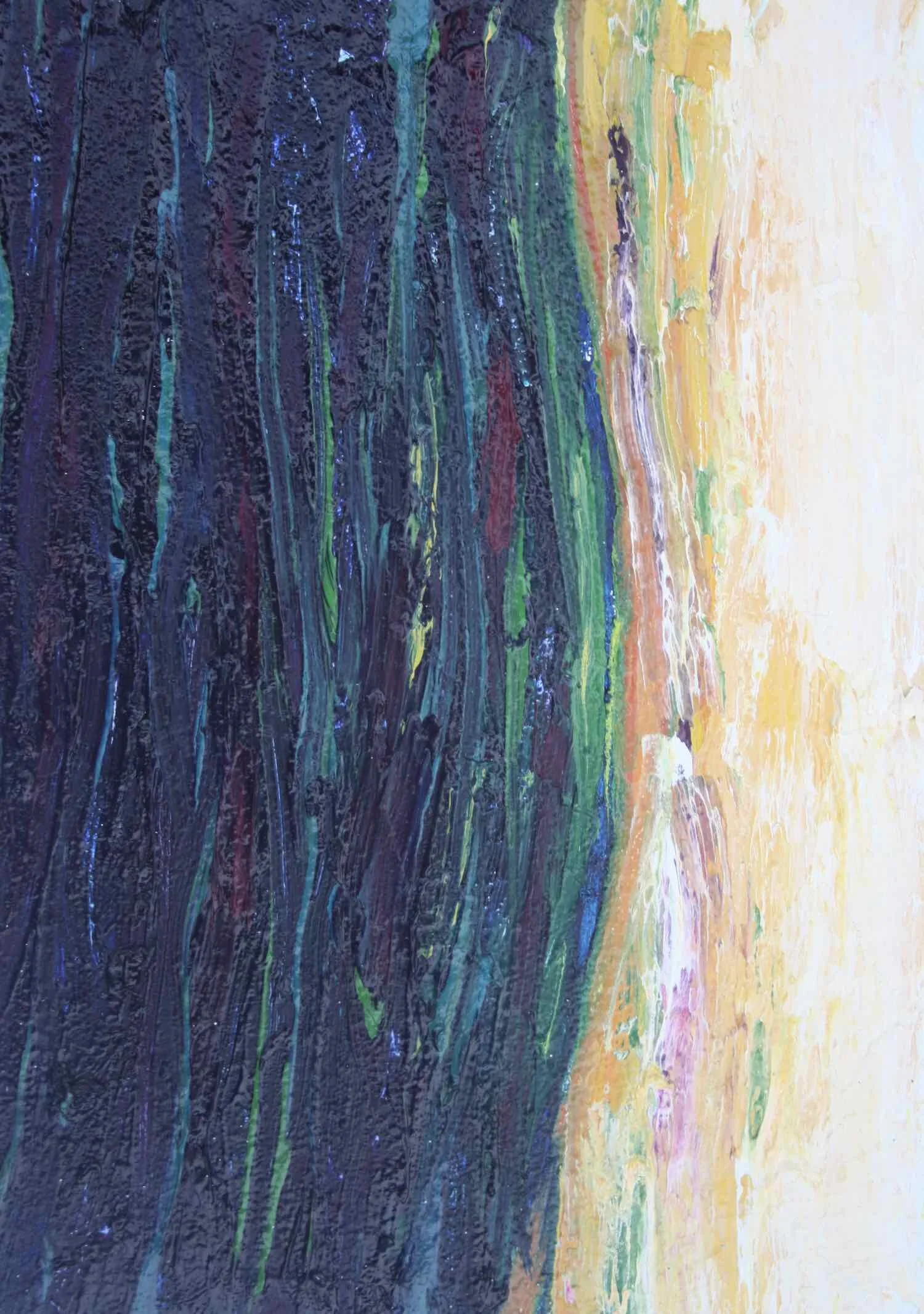 Where Light Meets Dark  8x6 oil on board NFS