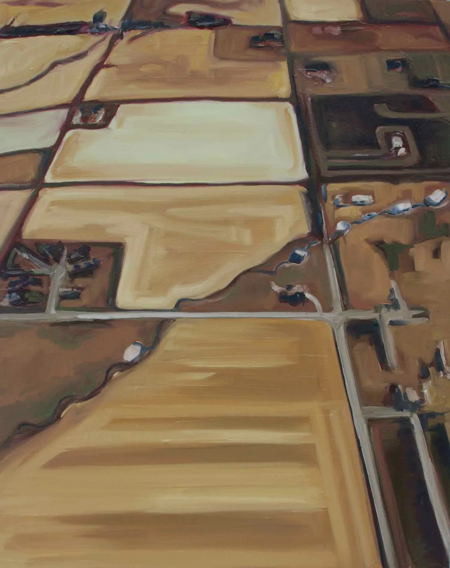 Grid I oil on board 24 x 18 $850