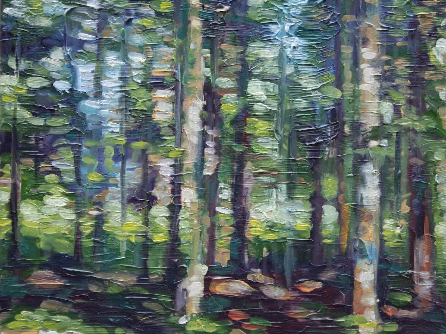Forest Light I  oil on board 18 x 24 SOLD
