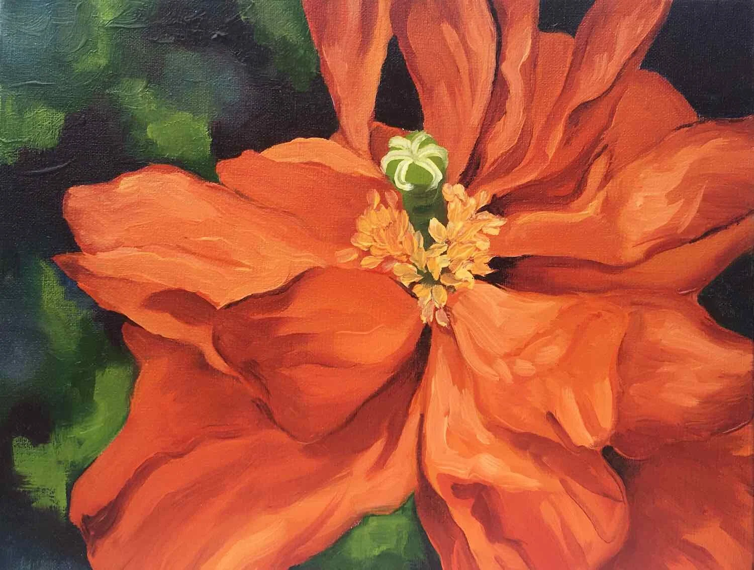 Stand Alone oil on canvas 11 x 14 SOLD