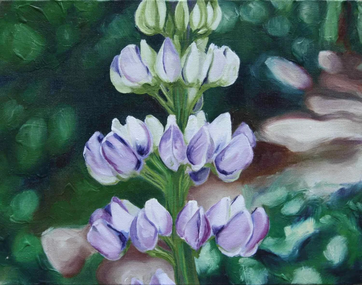 Standing Tall oil on canvas 11 x 14 $225