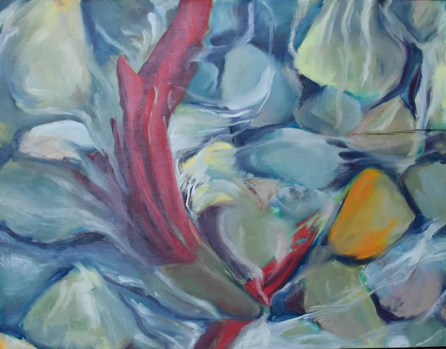 Replenish diptych panel I 12 x 18 SOLD