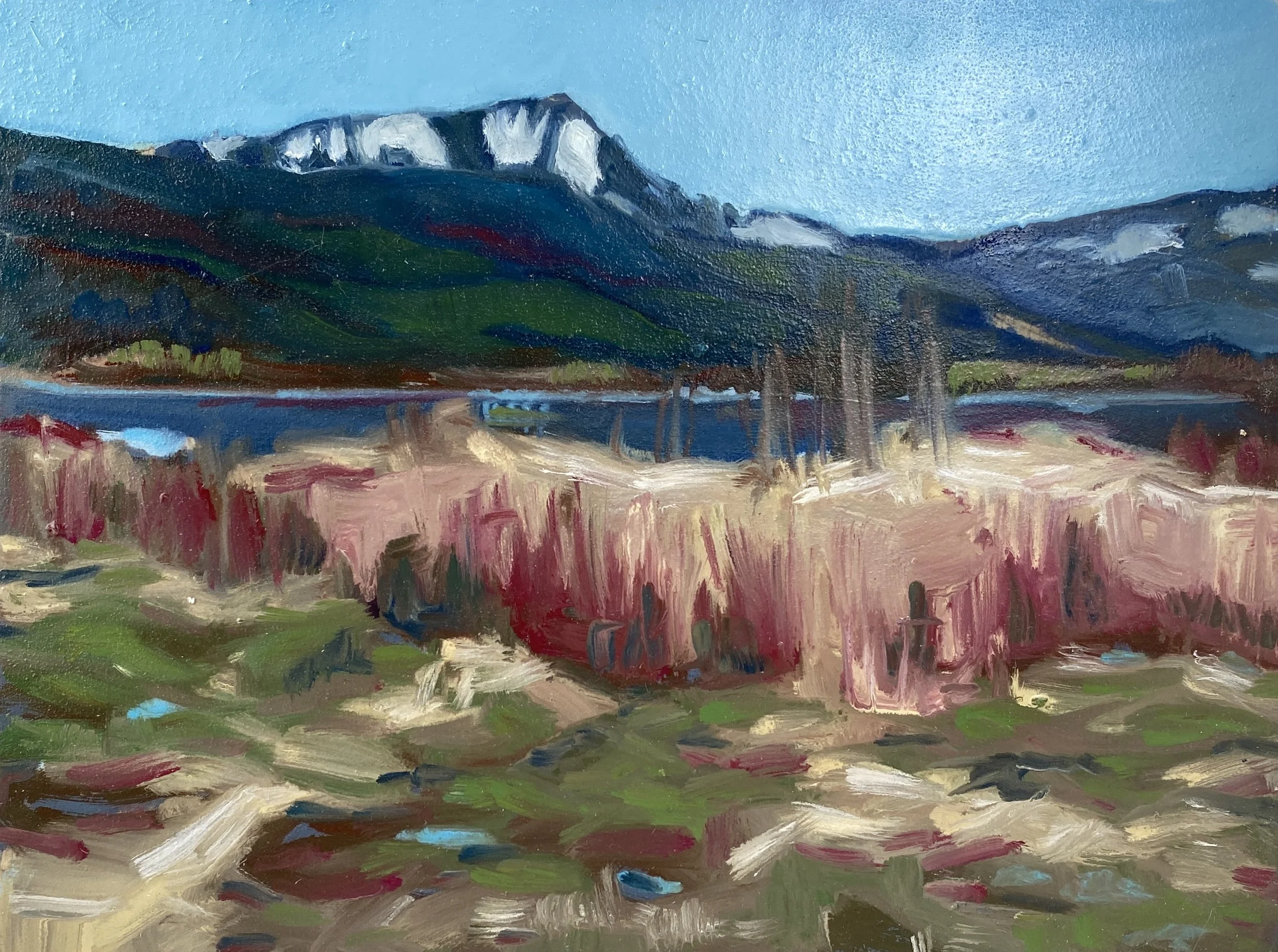 Emerging Spring I 6 x 8 inches oil on board $175