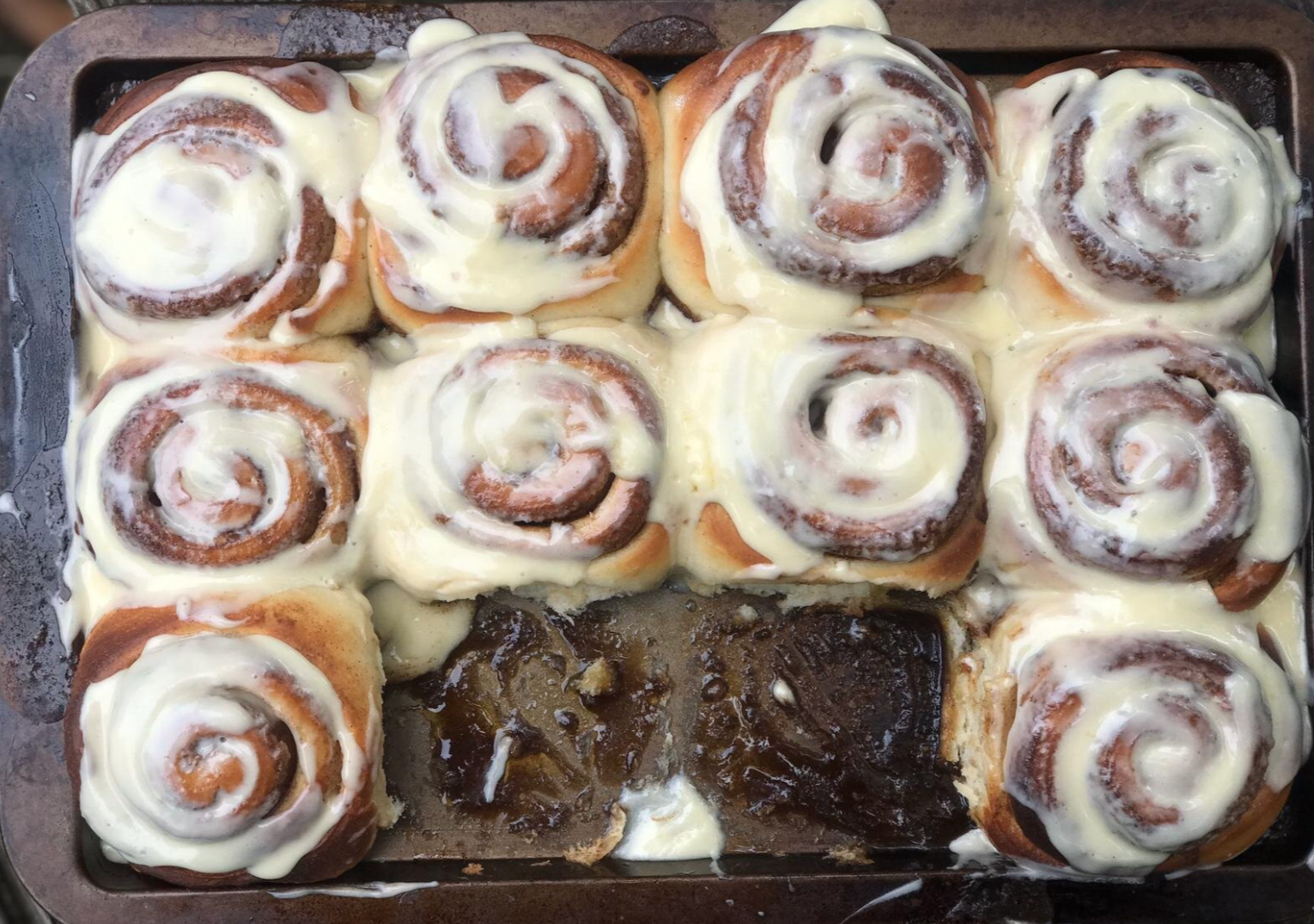 Cinnamon Rolls with Cream Cheese Frosting (Six Pack)  FRIDAY MORNING DELIVERY 8am-10am