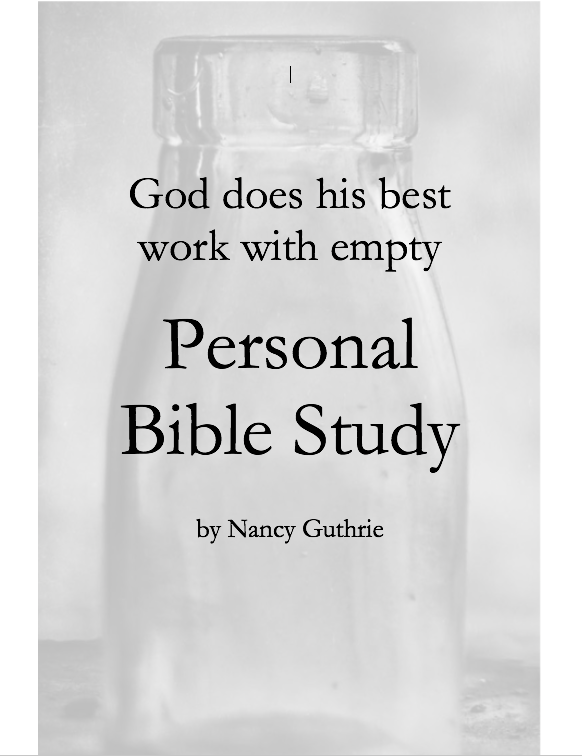God Does His Best Work with Empty Personal Bible Study 10 Licenses 