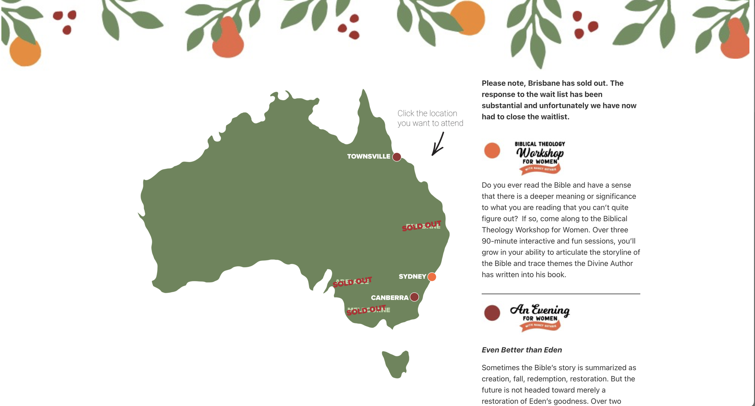 Events Around Australia May 25-June 8