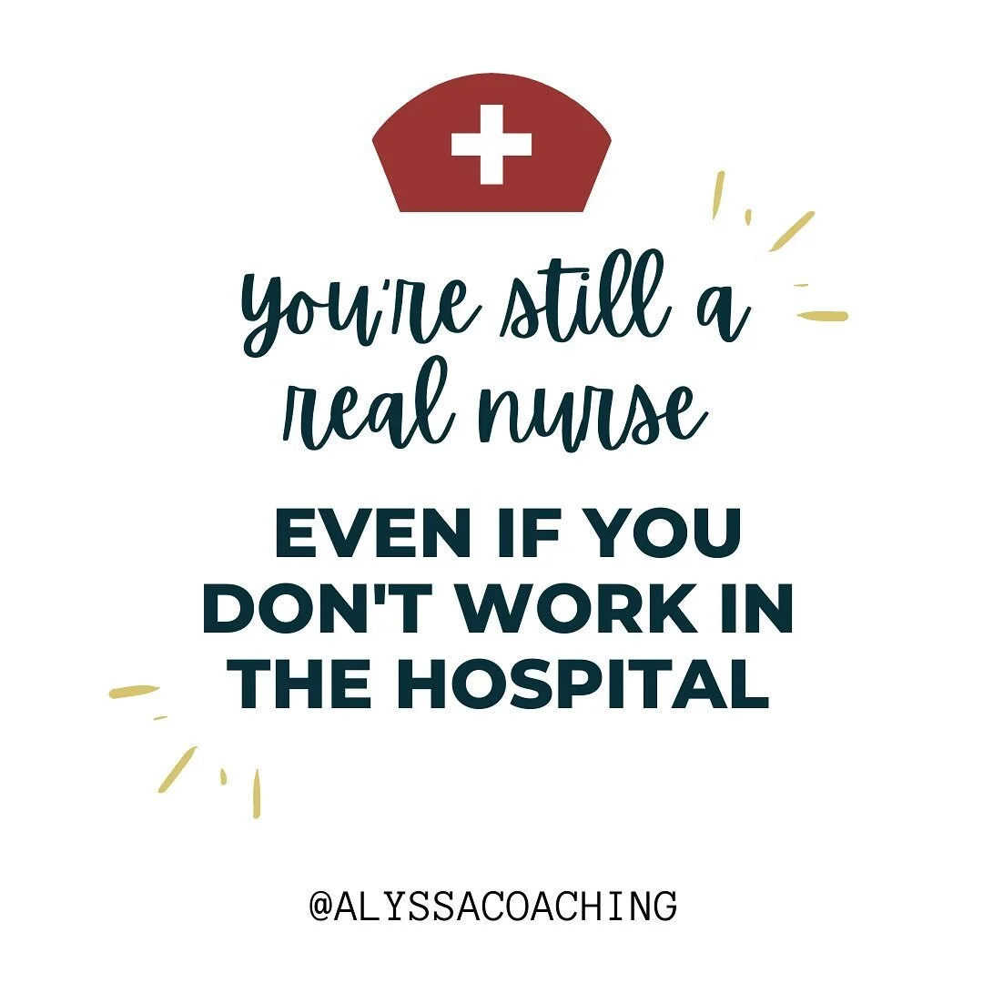 ❣️I don&rsquo;t know who has to hear this right now, but I know I do. 

🩺Whether you&rsquo;re a nurse working at a clinic, schools, home health, etc, you&rsquo;re a fckin real ass nurse. You passed your NCLEX, you&rsquo;re a nurse. Period. 

Even th