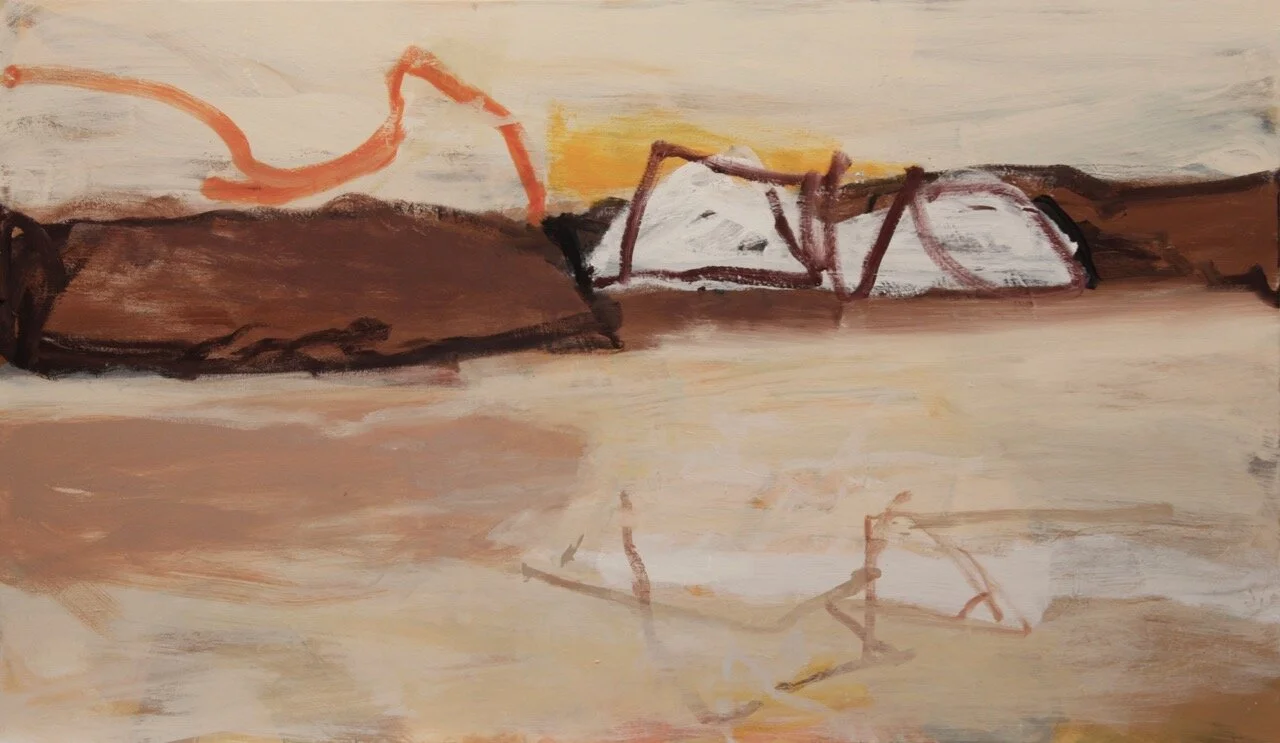 Track Work (2020) oil on canvas 102X172cm 