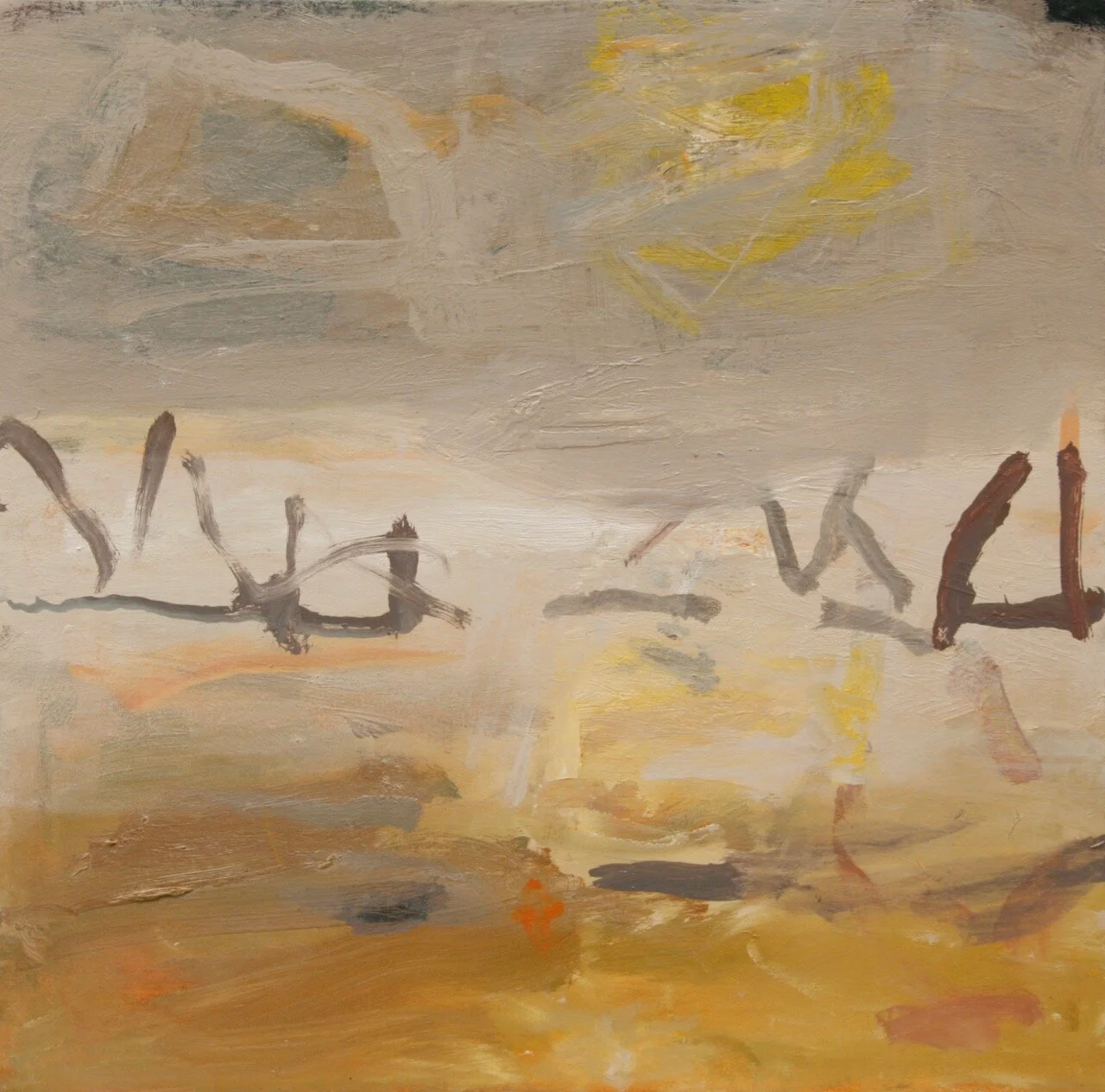 Through Fog (2020) oil on canvas 62X63cm