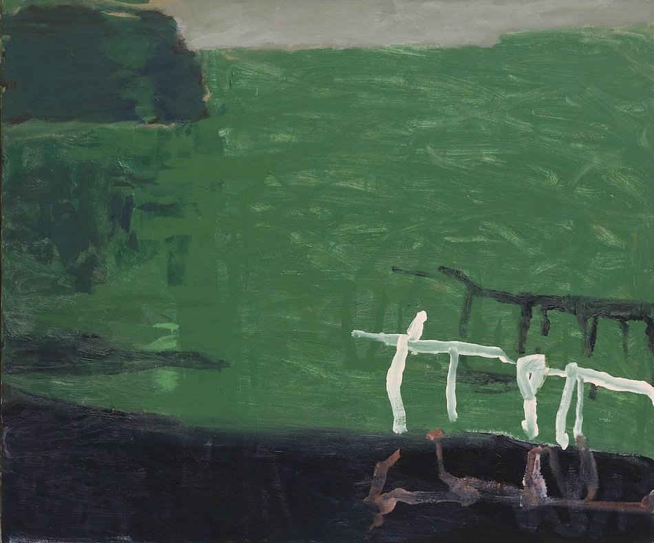 Dangar Jetty (2022) oil on canvas 102X122cm