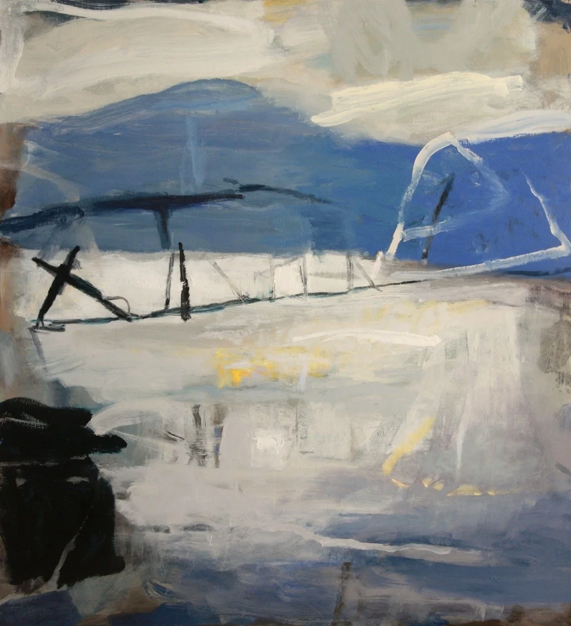 Postcard From Brooklyn (2023) oil on canvas 140X152cm