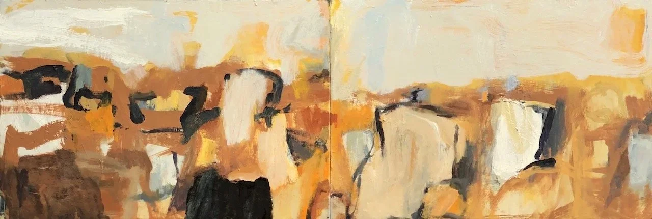 Ridgetop (2025) oil on board 40X118cm (Available)