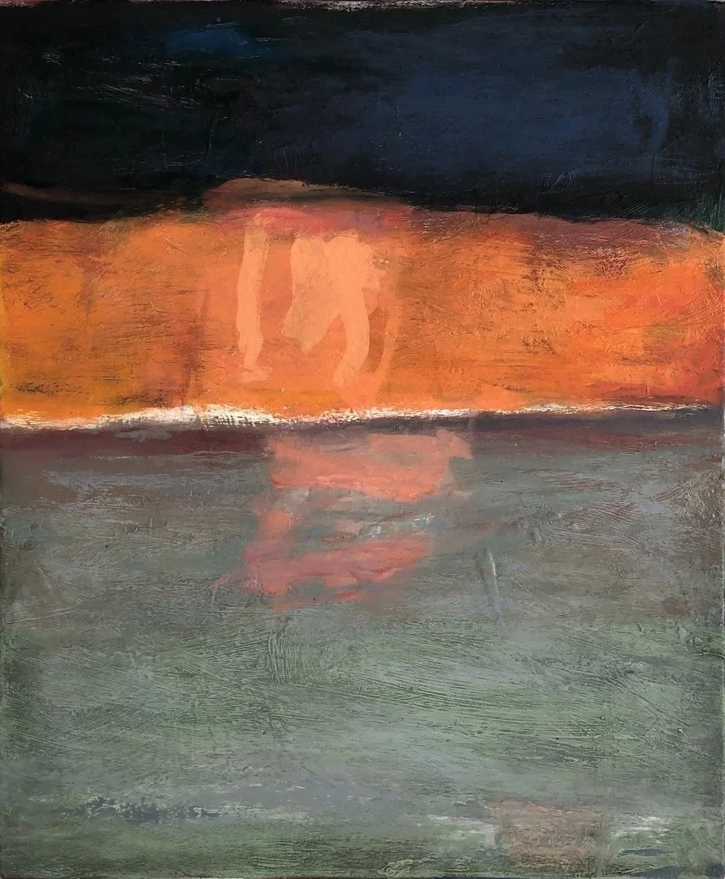 Wobby Lights Up (2025) oil on canvas 61X51cm 
