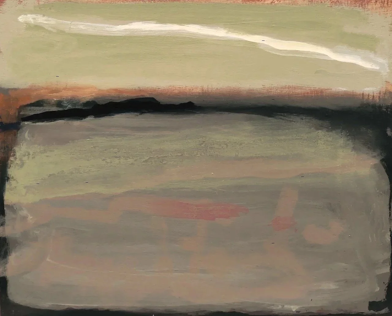 Body of Water ( 2025) oil on board 40X50cm
