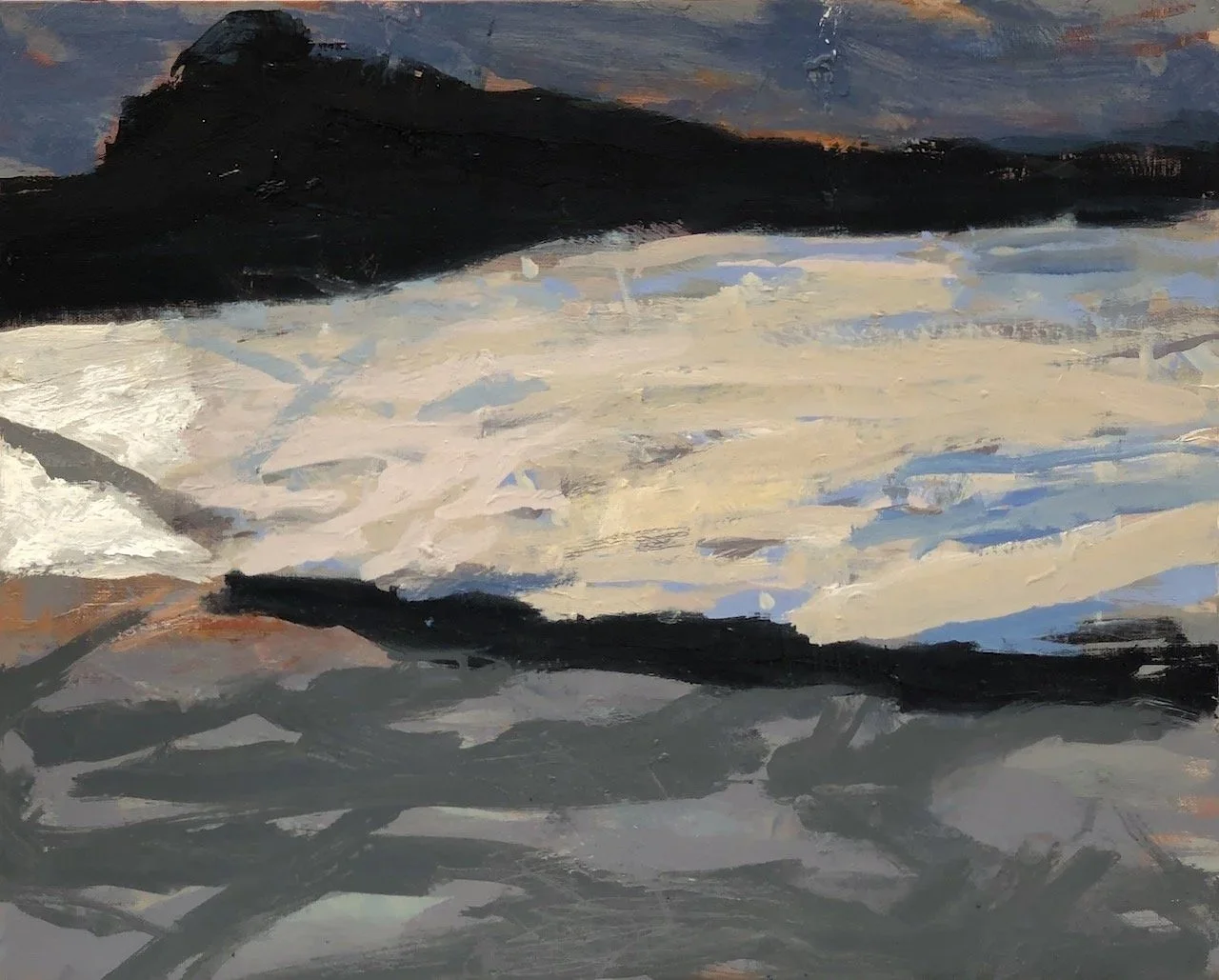 Quicksilver (2025) oil on canvas 41X51cm (Available)