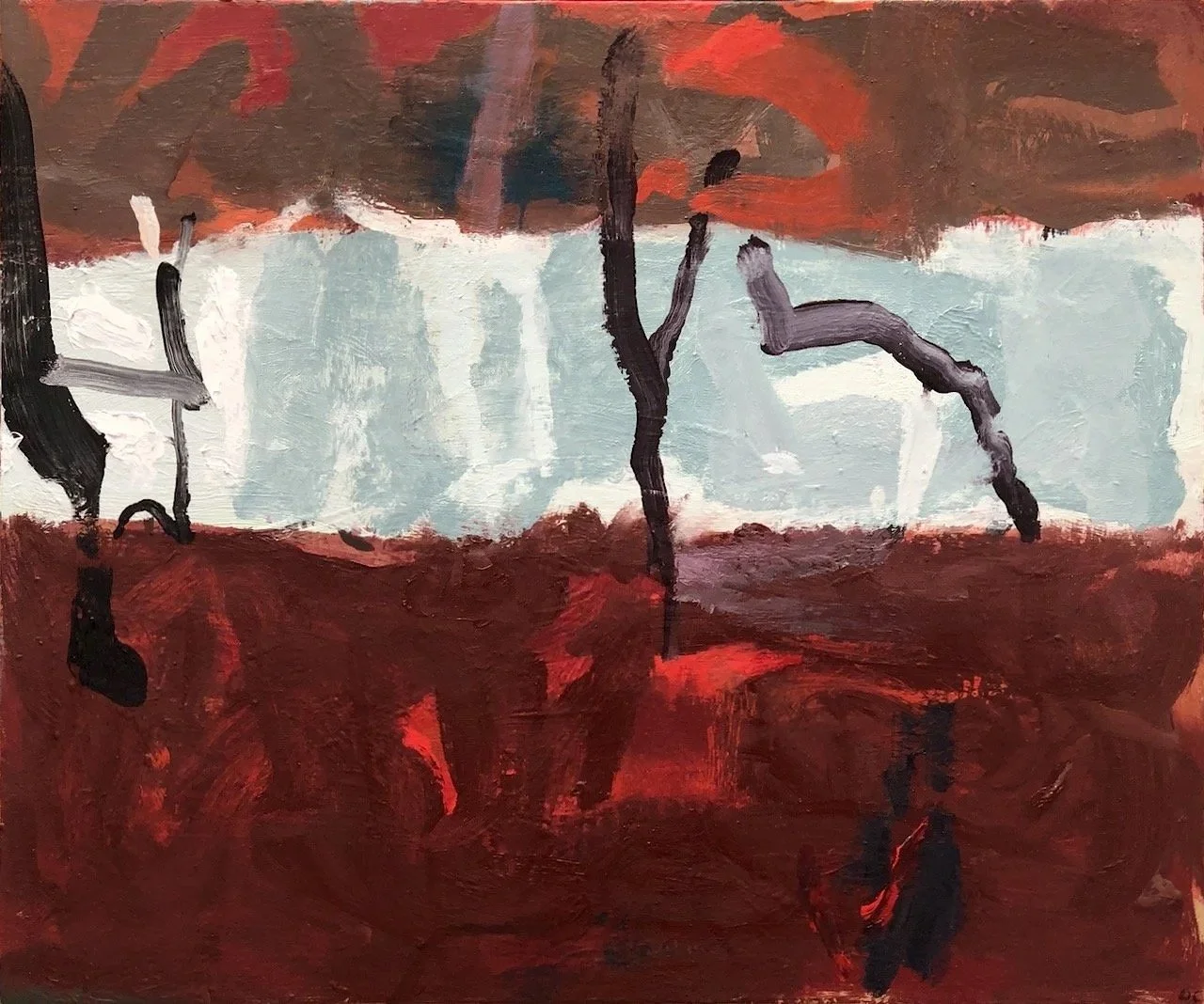 Outback Mangrove (2025) oil on canvas 50X60cm (Available)
