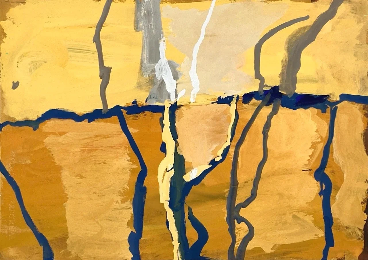 Wangi 9 (2025) gouache on paper 38X53cm