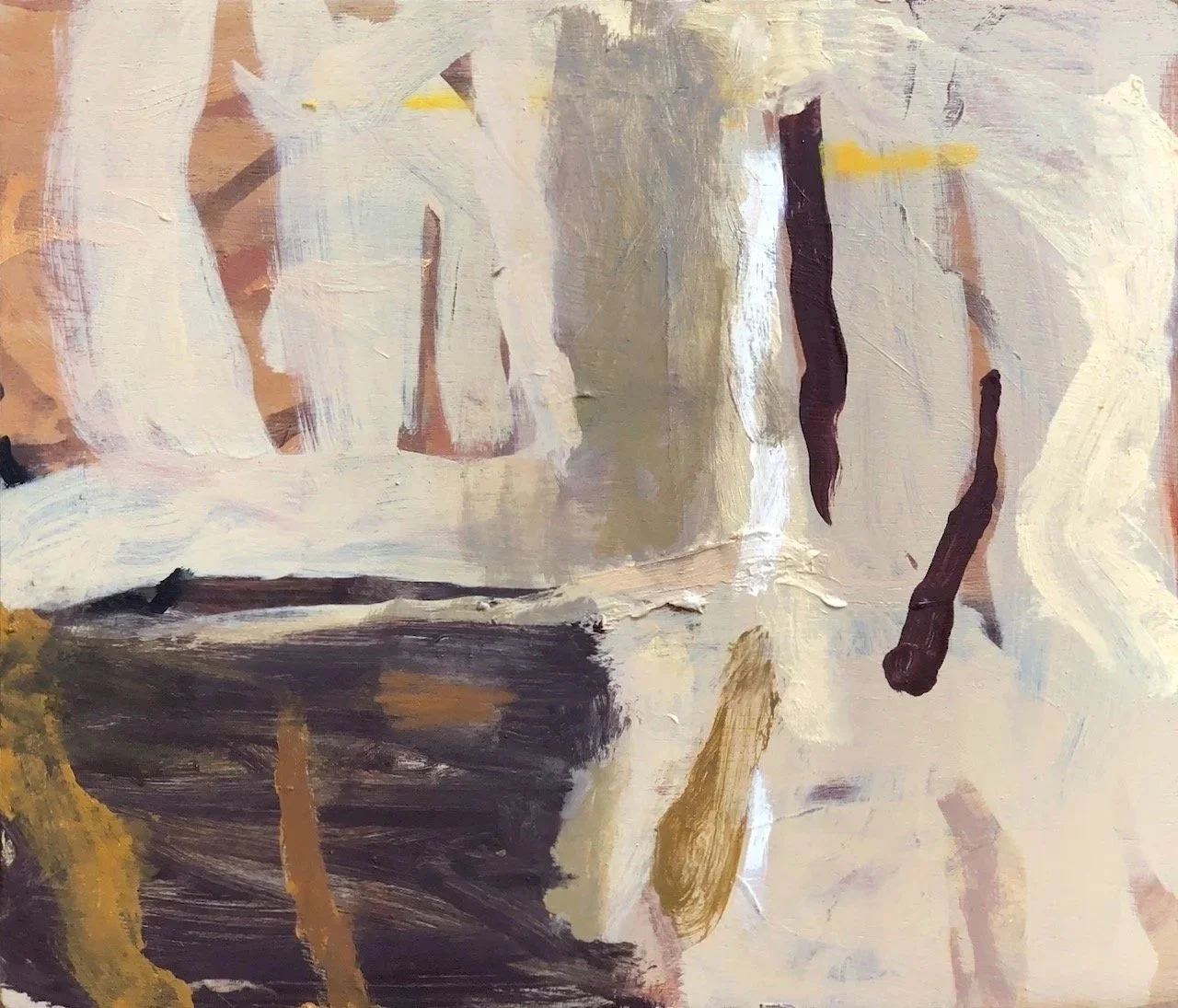 Wetland (2025-26) oil on board 42X49cm