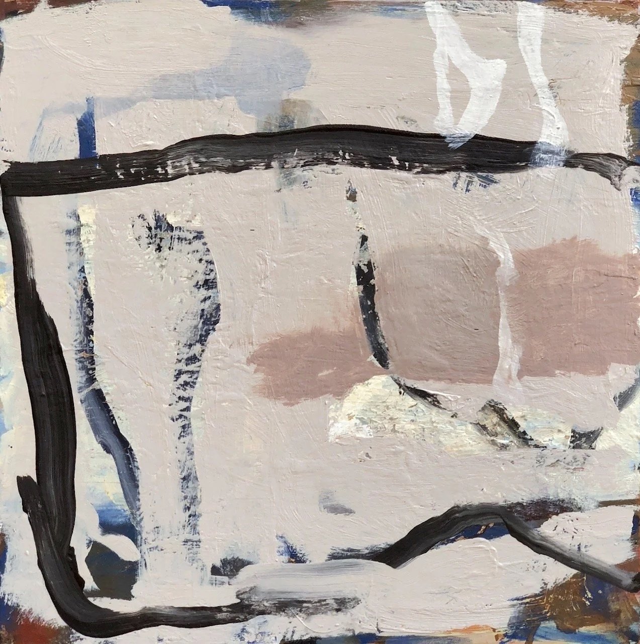 Network (2025-26) oil on canvas 46X46cm