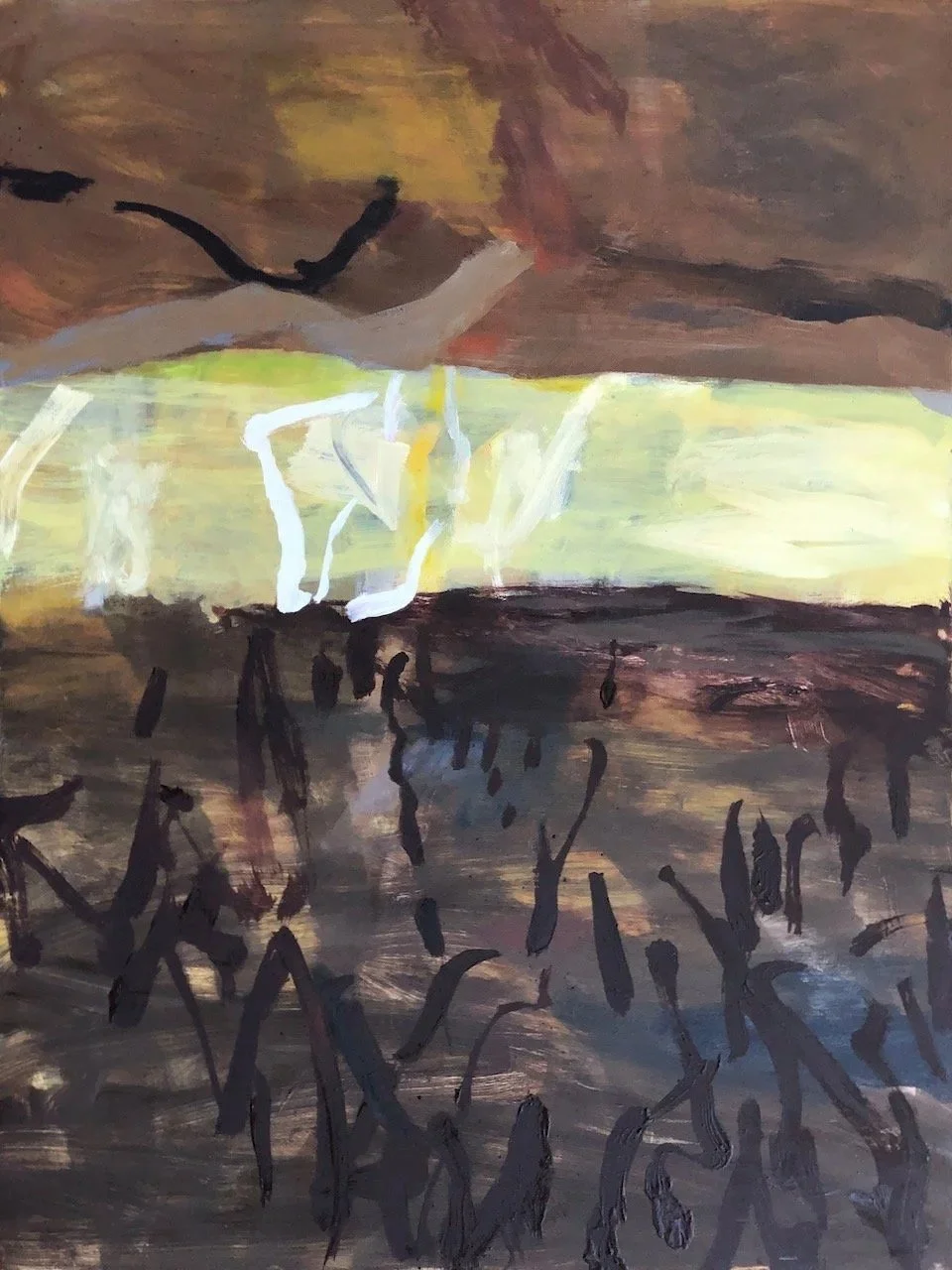Ebb Tide (2026) oil on canvas 183X138cm
